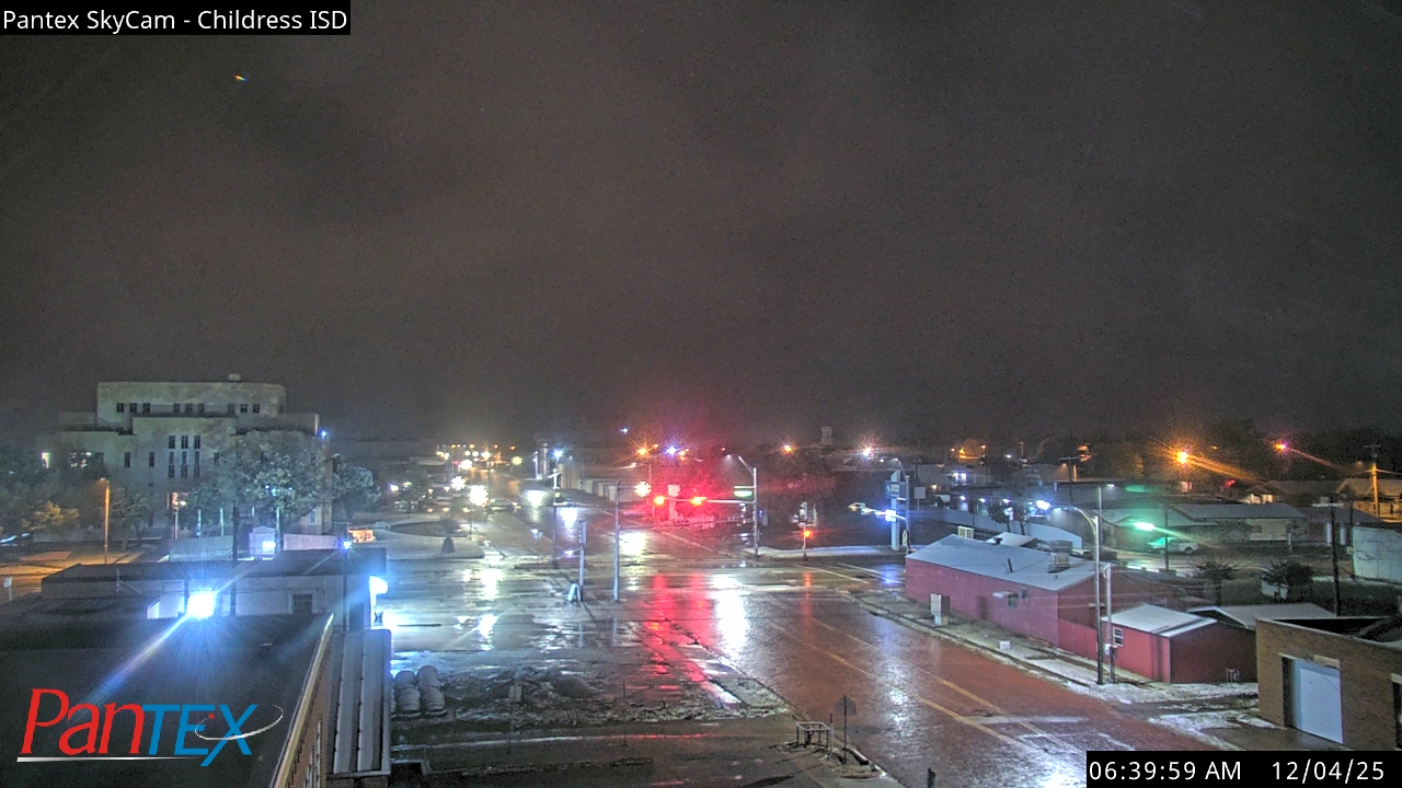 Thumbnail for current weather camera view from Childress ISD in Childress, Texas
