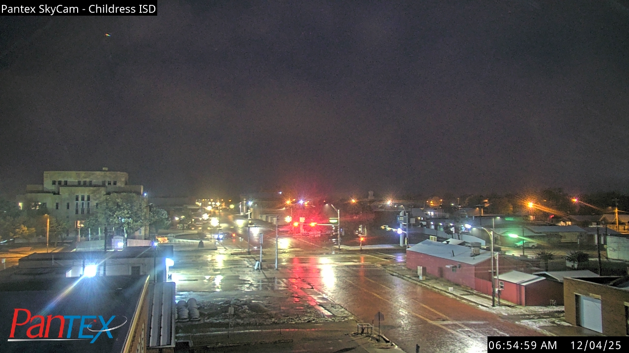 Thumbnail for current weather camera view from Childress ISD in Childress, Texas