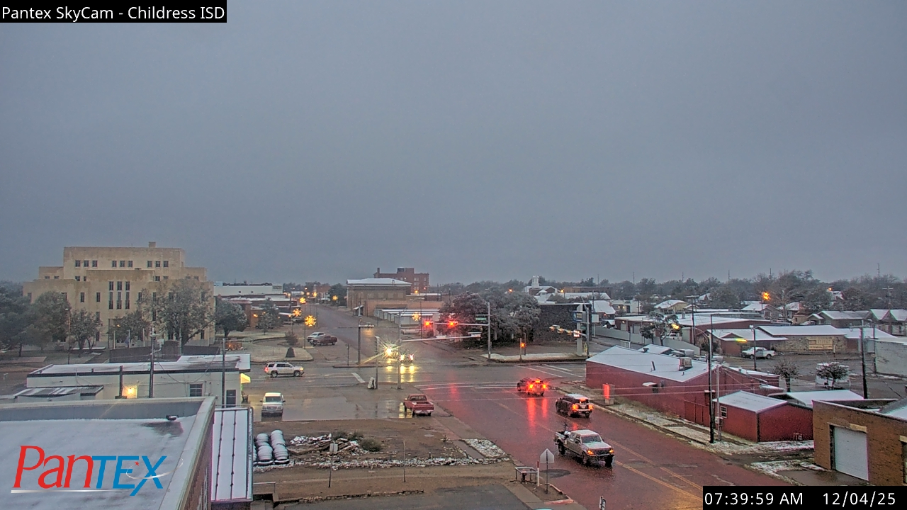 Thumbnail for current weather camera view from Childress ISD in Childress, Texas