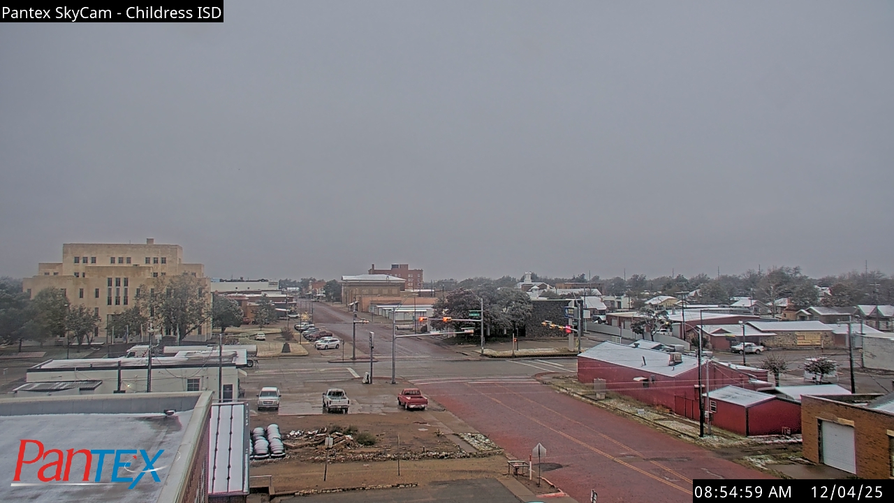 Thumbnail for current weather camera view from Childress ISD in Childress, Texas