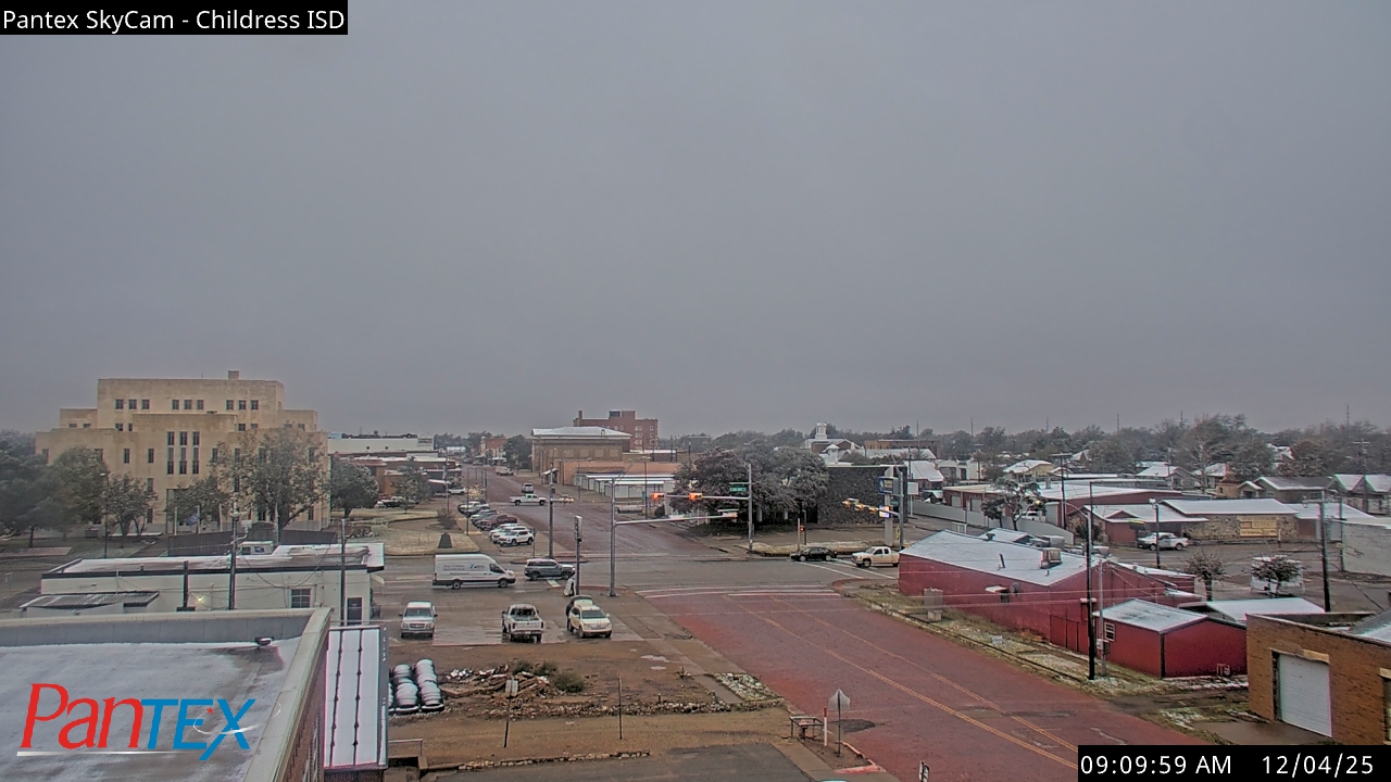 Thumbnail for current weather camera view from Childress ISD in Childress, Texas