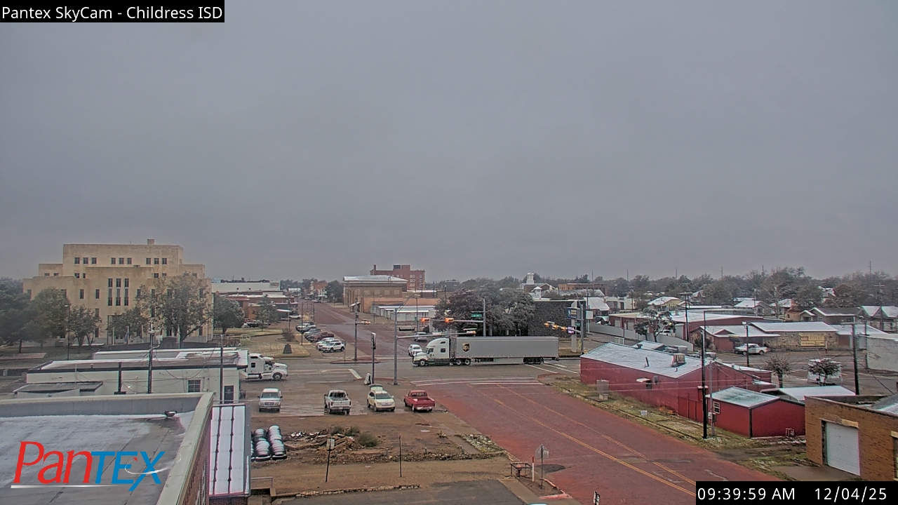 Thumbnail for current weather camera view from Childress ISD in Childress, Texas