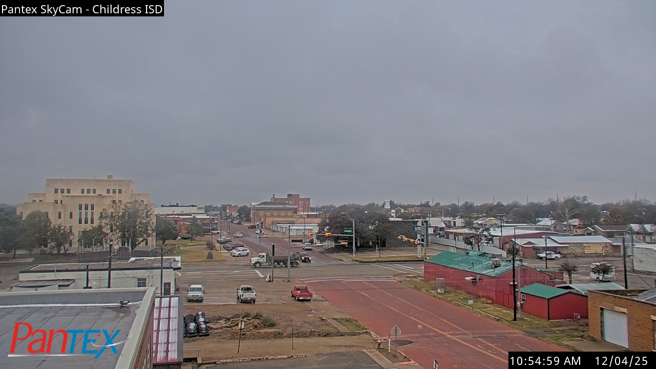 Thumbnail for current weather camera view from Childress ISD in Childress, Texas