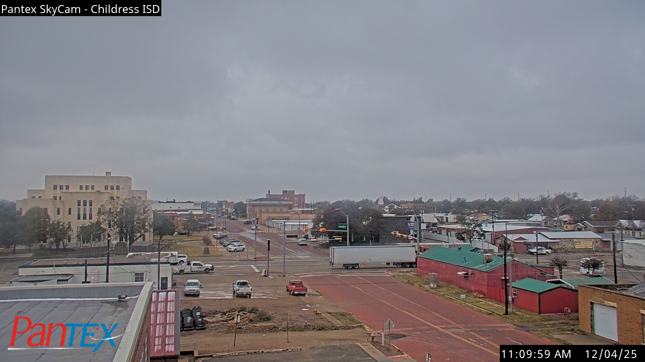 Thumbnail for current weather camera view from Childress ISD in Childress, Texas