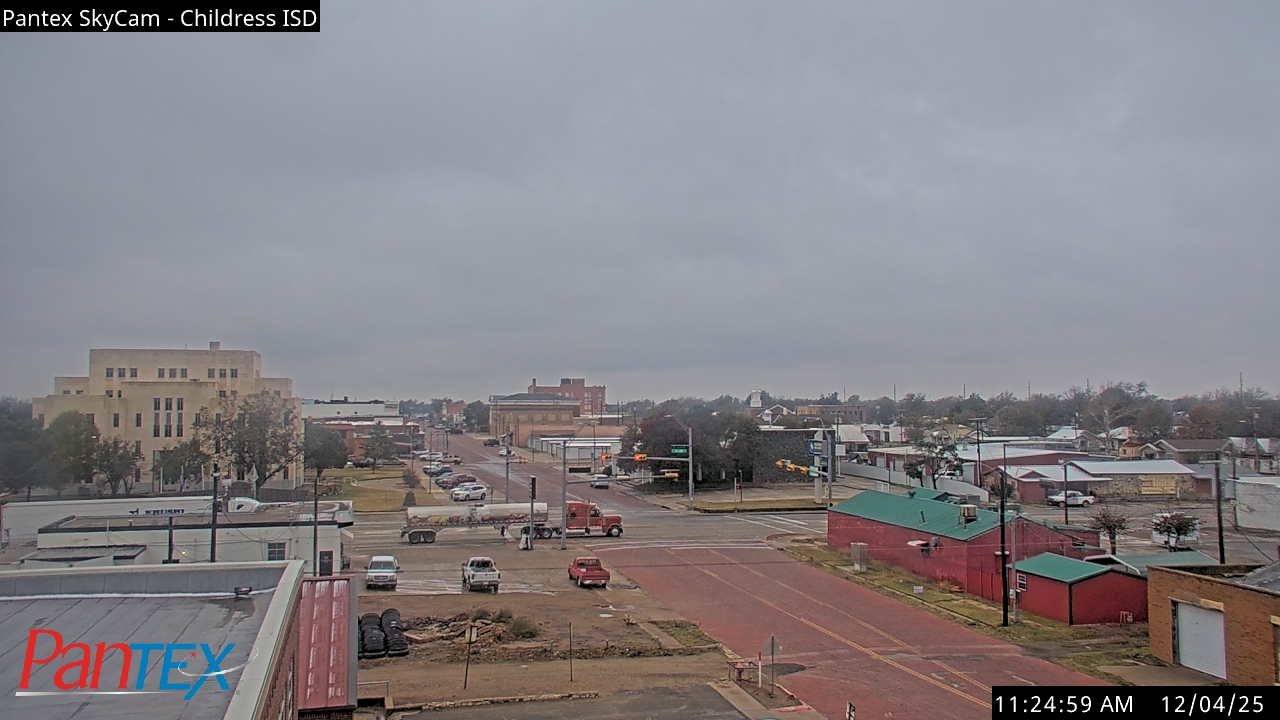 Thumbnail for current weather camera view from Childress ISD in Childress, Texas