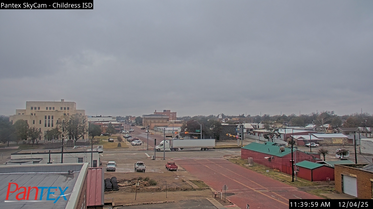 Thumbnail for current weather camera view from Childress ISD in Childress, Texas