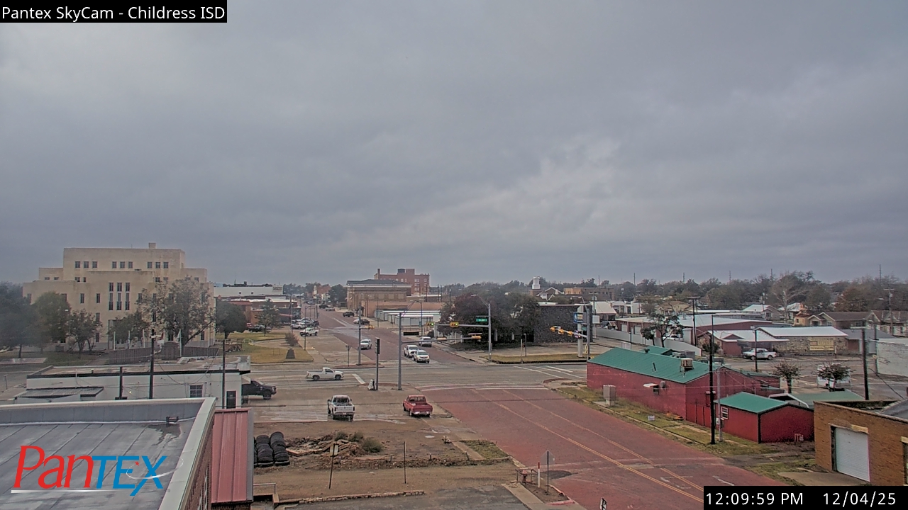 Thumbnail for current weather camera view from Childress ISD in Childress, Texas