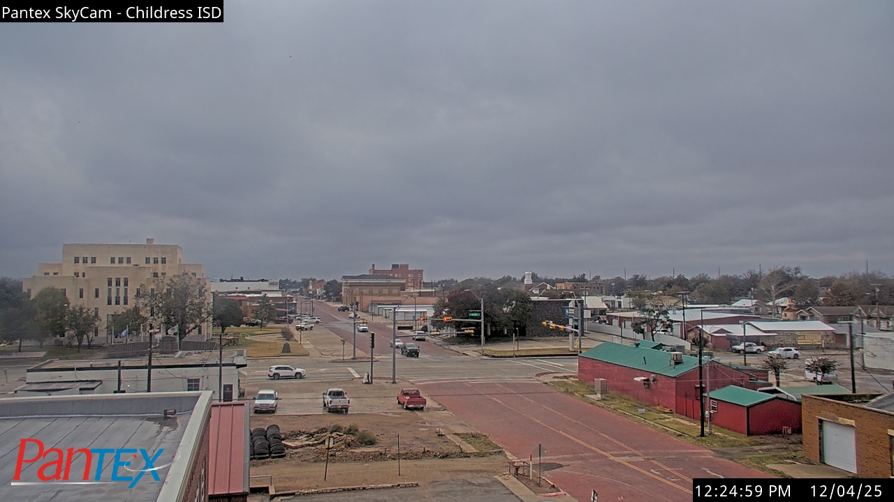 Thumbnail for current weather camera view from Childress ISD in Childress, Texas