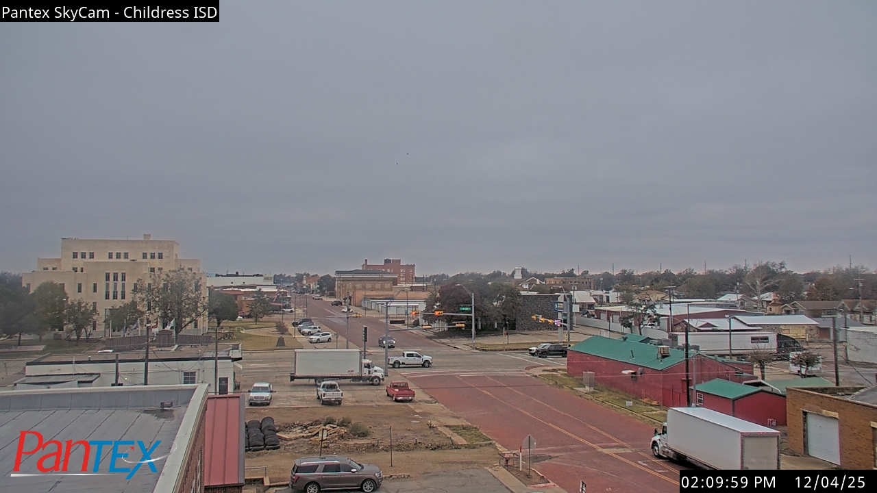 Thumbnail for current weather camera view from Childress ISD in Childress, Texas