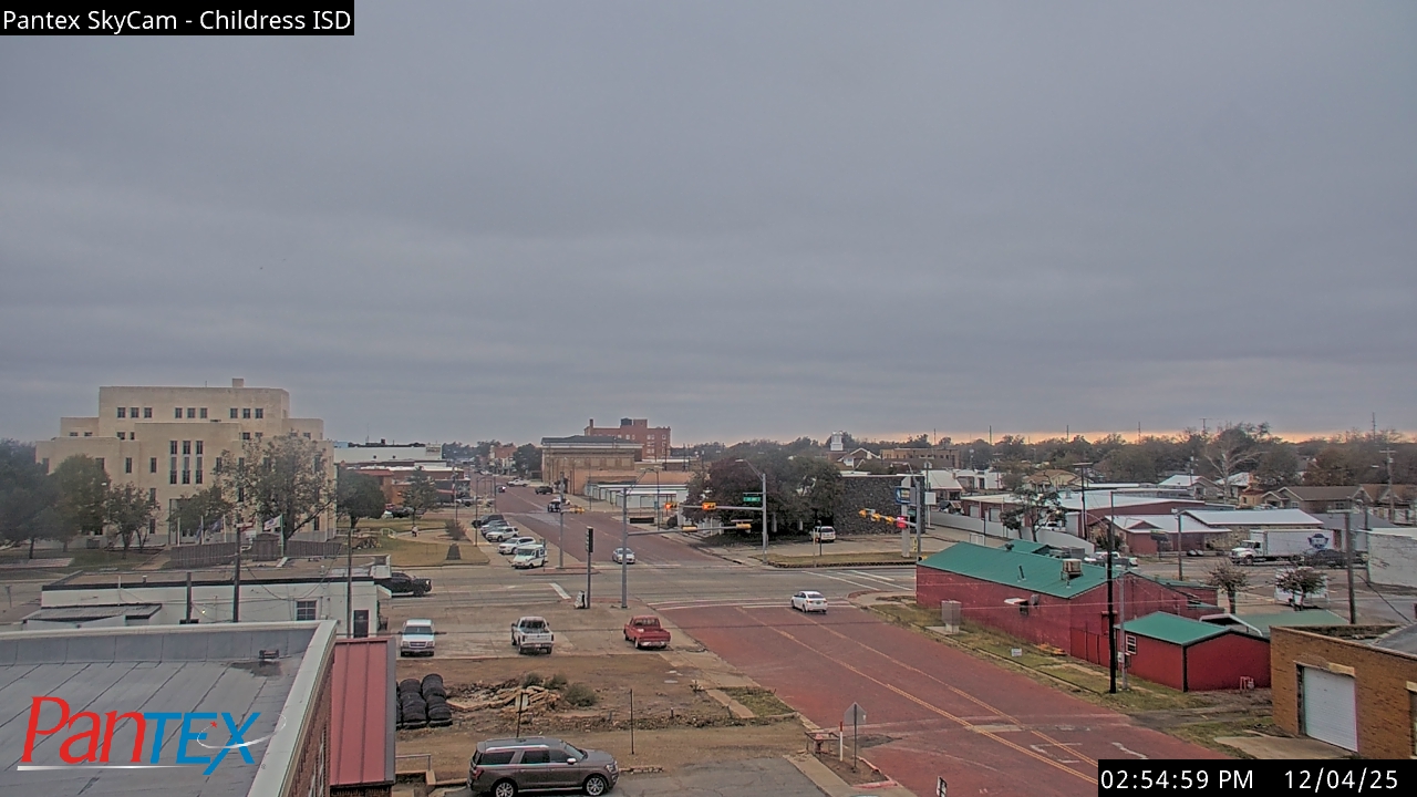 Thumbnail for current weather camera view from Childress ISD in Childress, Texas