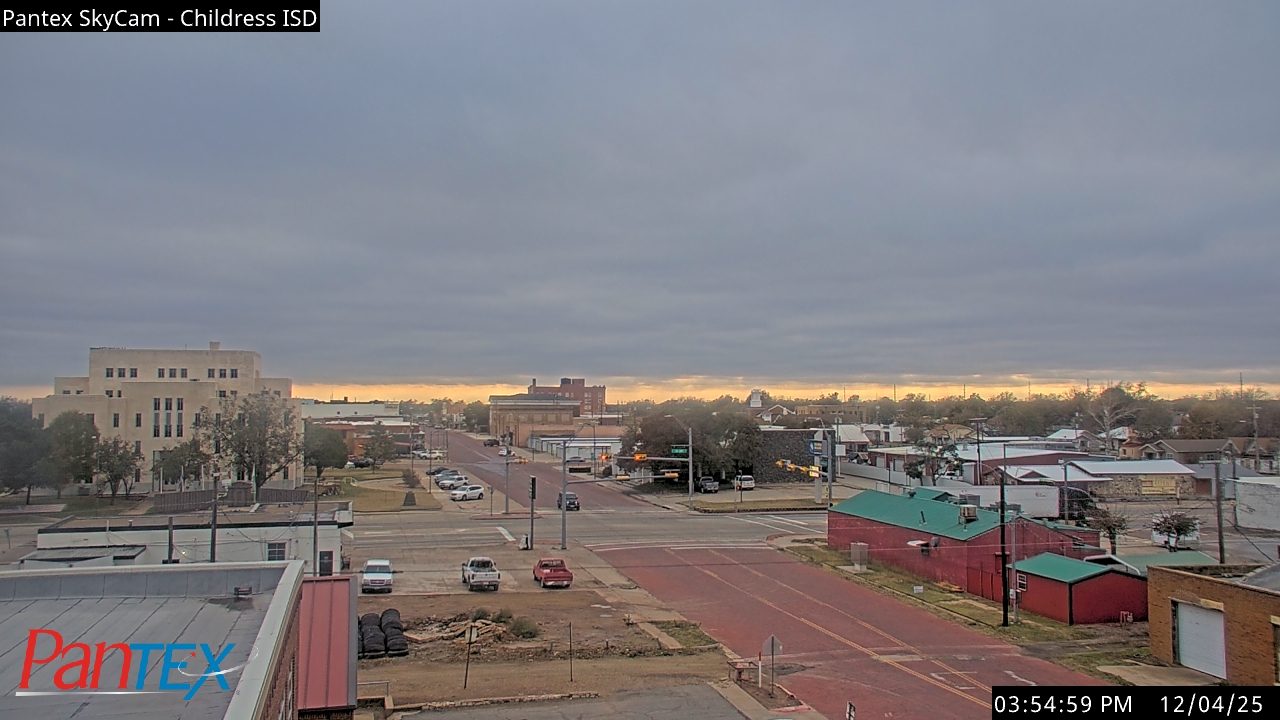 Thumbnail for current weather camera view from Childress ISD in Childress, Texas