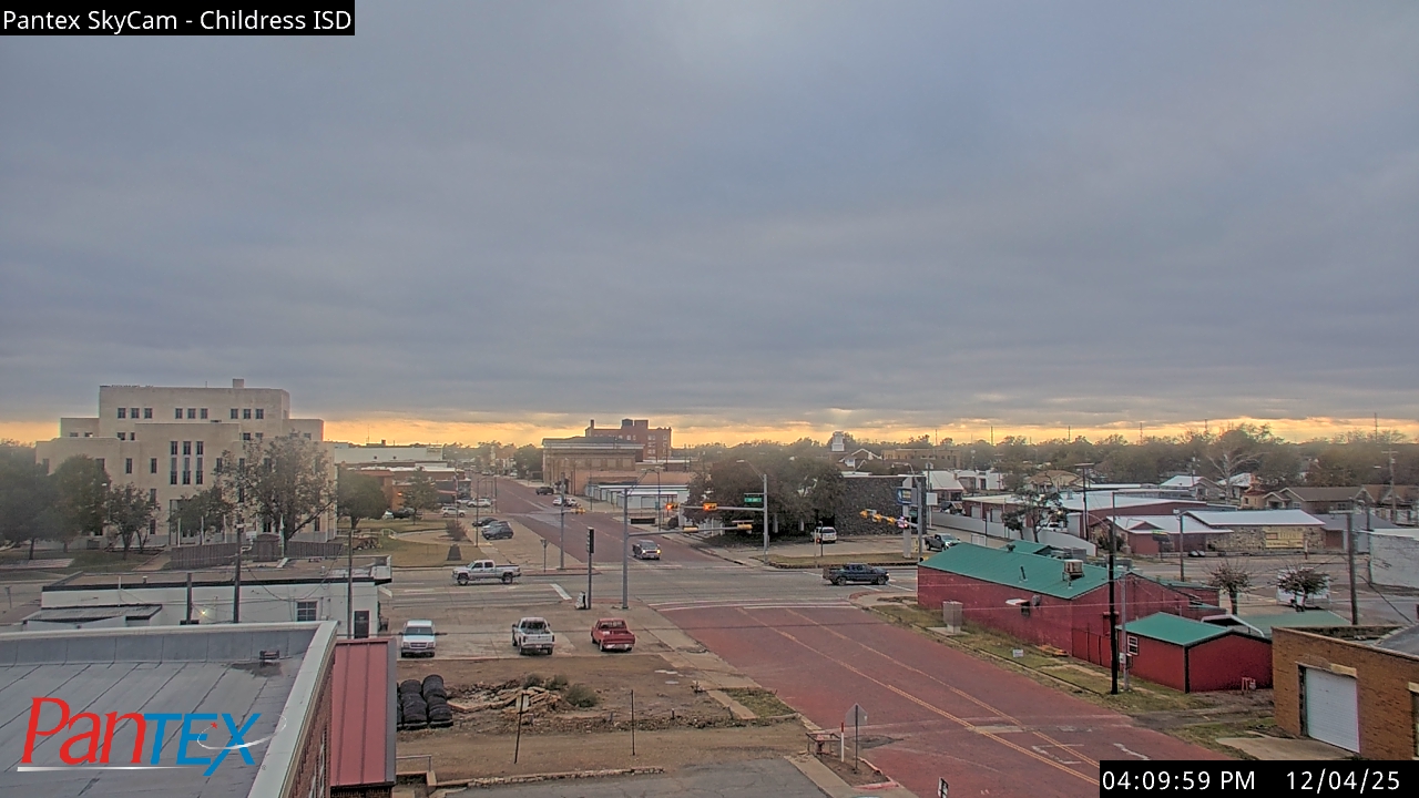 Thumbnail for current weather camera view from Childress ISD in Childress, Texas