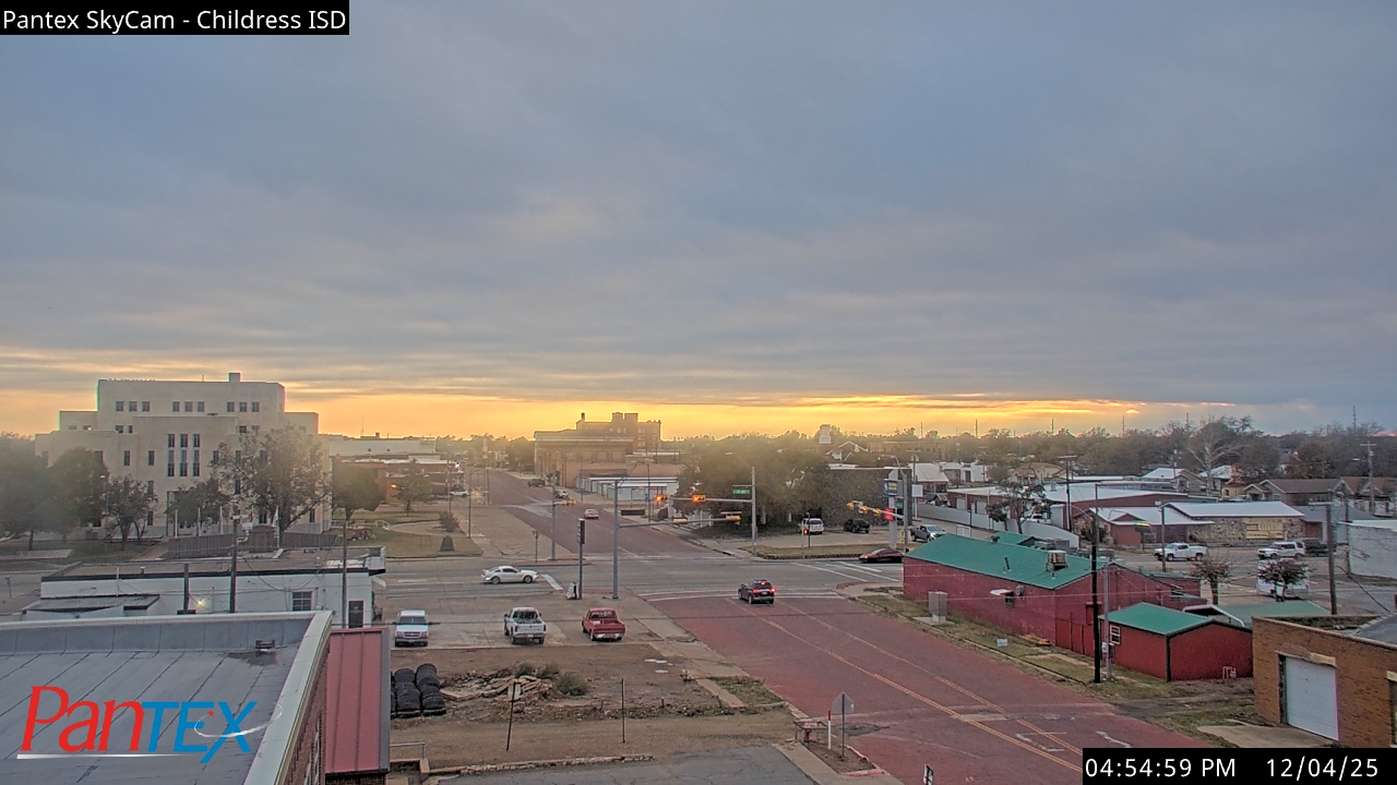 Thumbnail for current weather camera view from Childress ISD in Childress, Texas