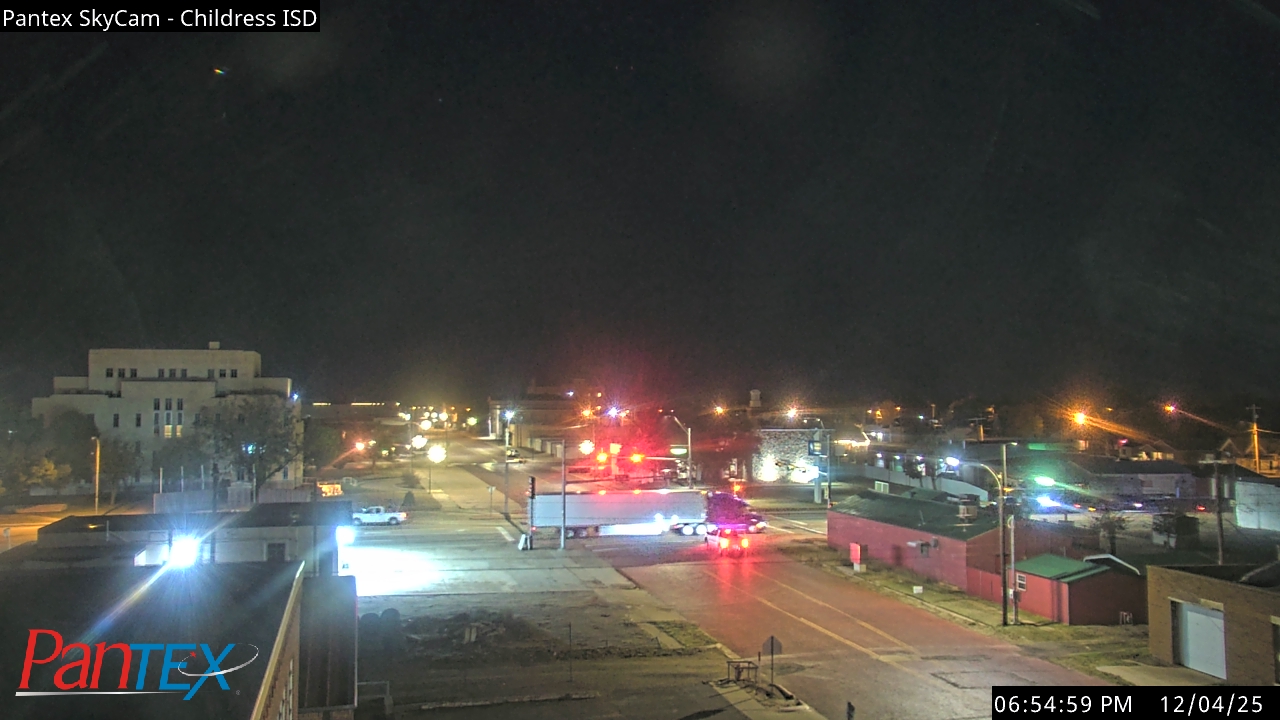 Thumbnail for current weather camera view from Childress ISD in Childress, Texas
