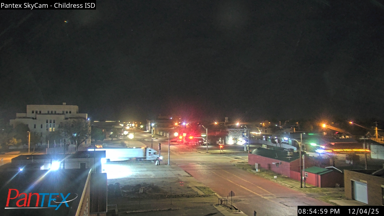 Thumbnail for current weather camera view from Childress ISD in Childress, Texas