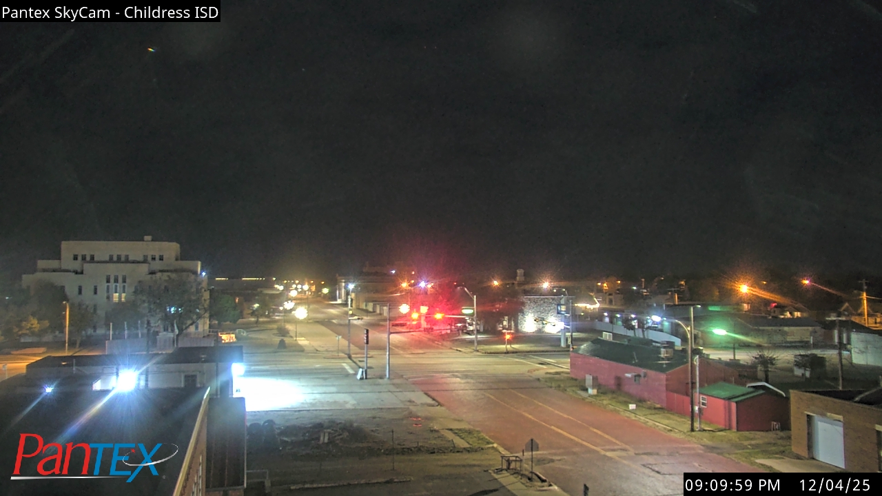 Thumbnail for current weather camera view from Childress ISD in Childress, Texas