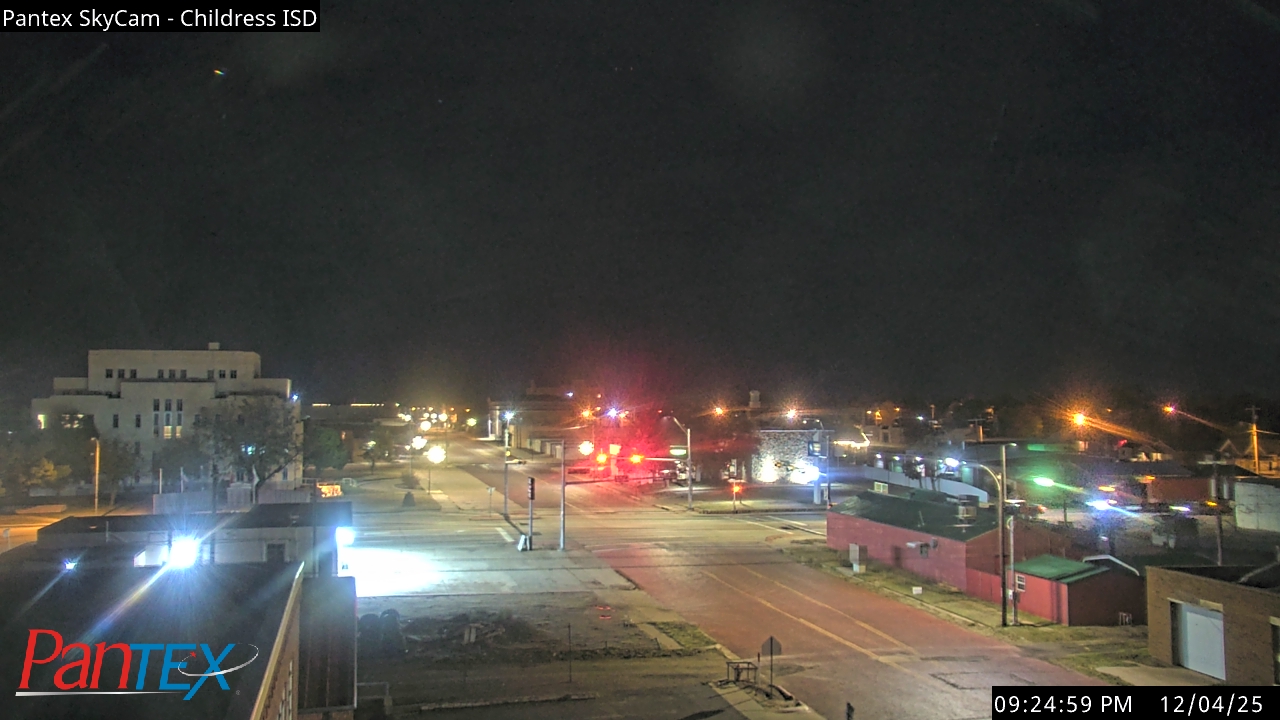 Thumbnail for current weather camera view from Childress ISD in Childress, Texas