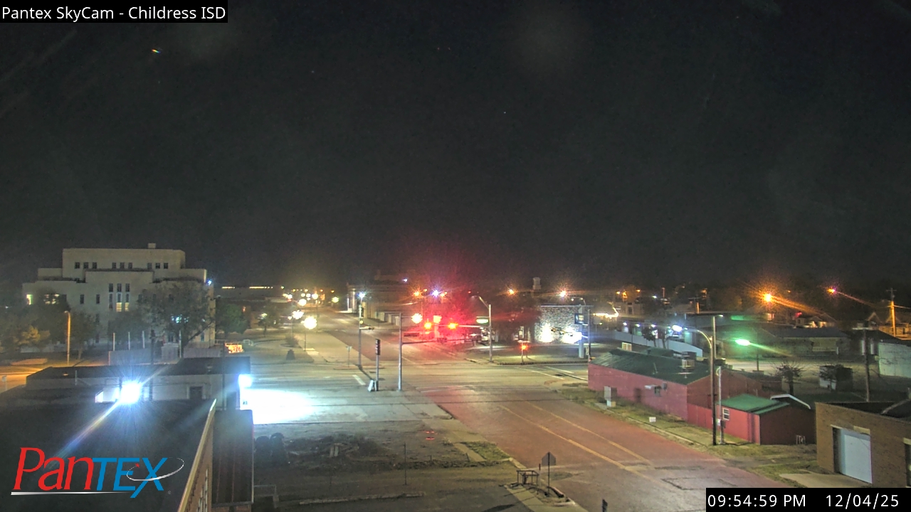 Thumbnail for current weather camera view from Childress ISD in Childress, Texas