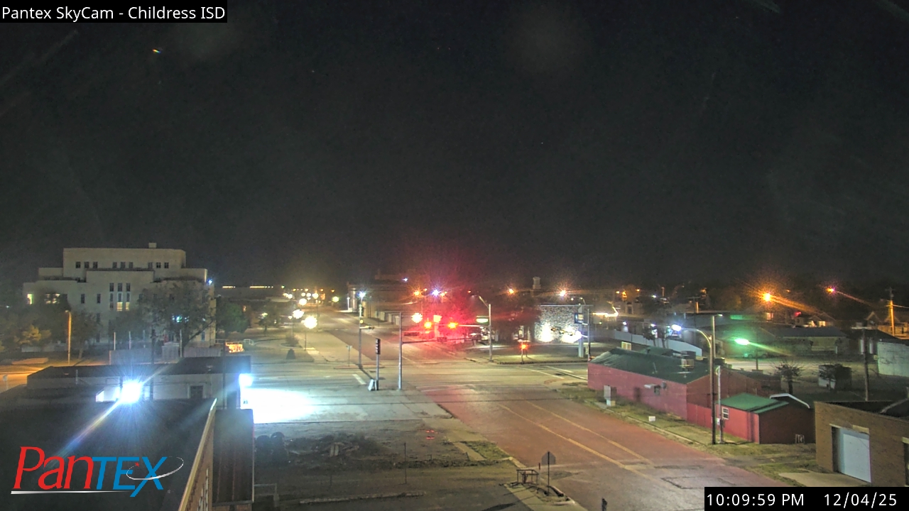 Thumbnail for current weather camera view from Childress ISD in Childress, Texas