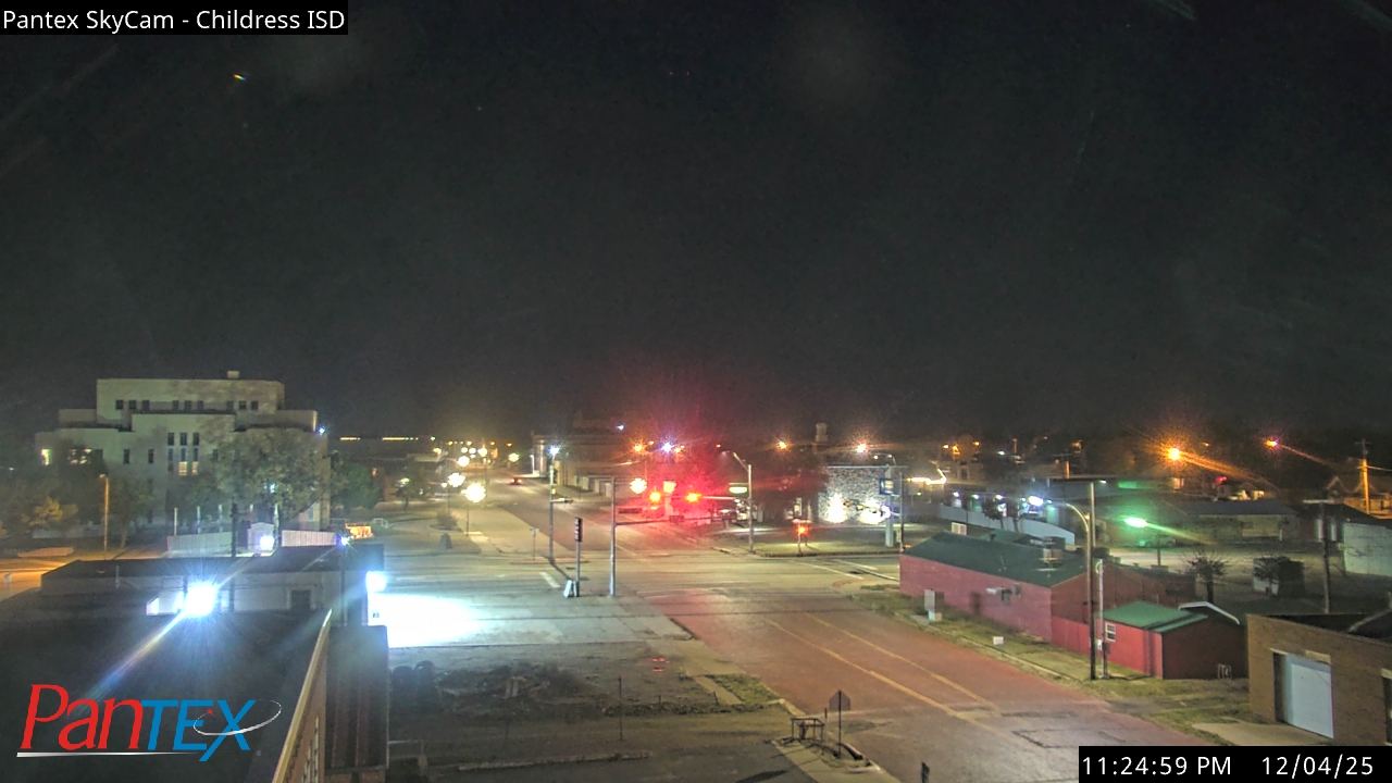 Thumbnail for current weather camera view from Childress ISD in Childress, Texas