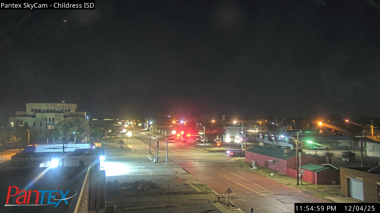 Thumbnail for current weather camera view from Childress ISD in Childress, Texas