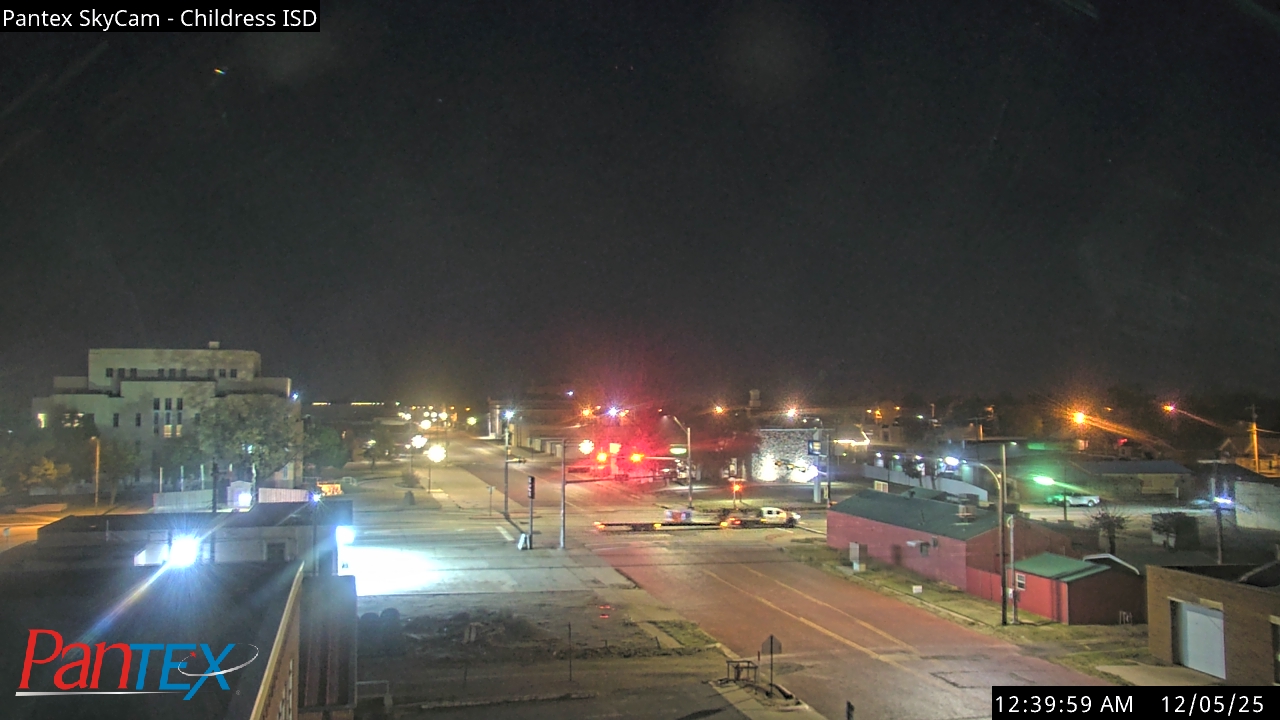 Thumbnail for current weather camera view from Childress ISD in Childress, Texas