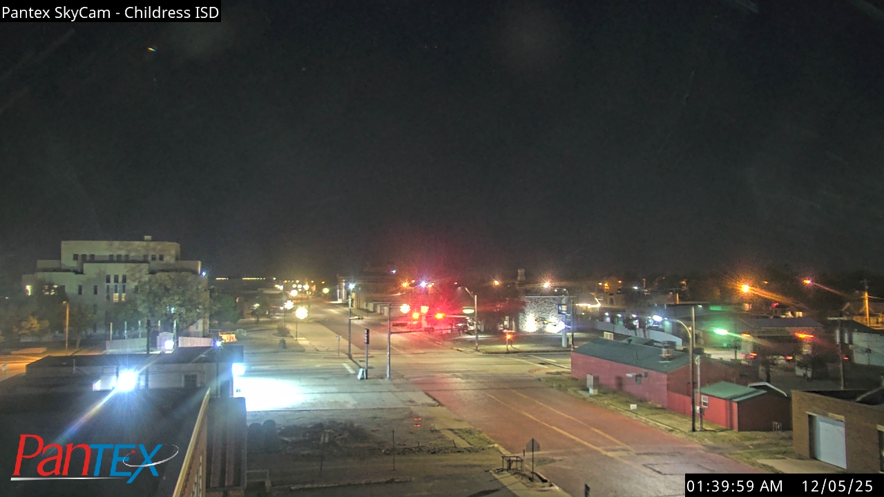 Thumbnail for current weather camera view from Childress ISD in Childress, Texas