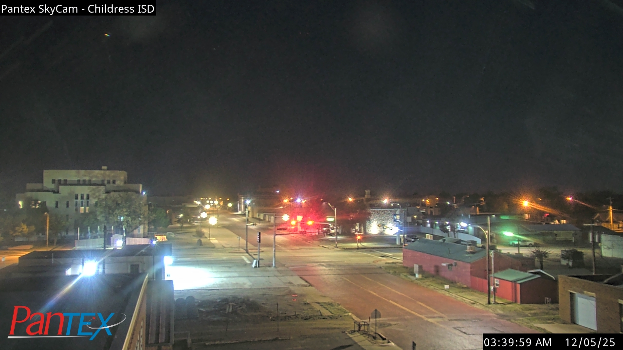 Thumbnail for current weather camera view from Childress ISD in Childress, Texas
