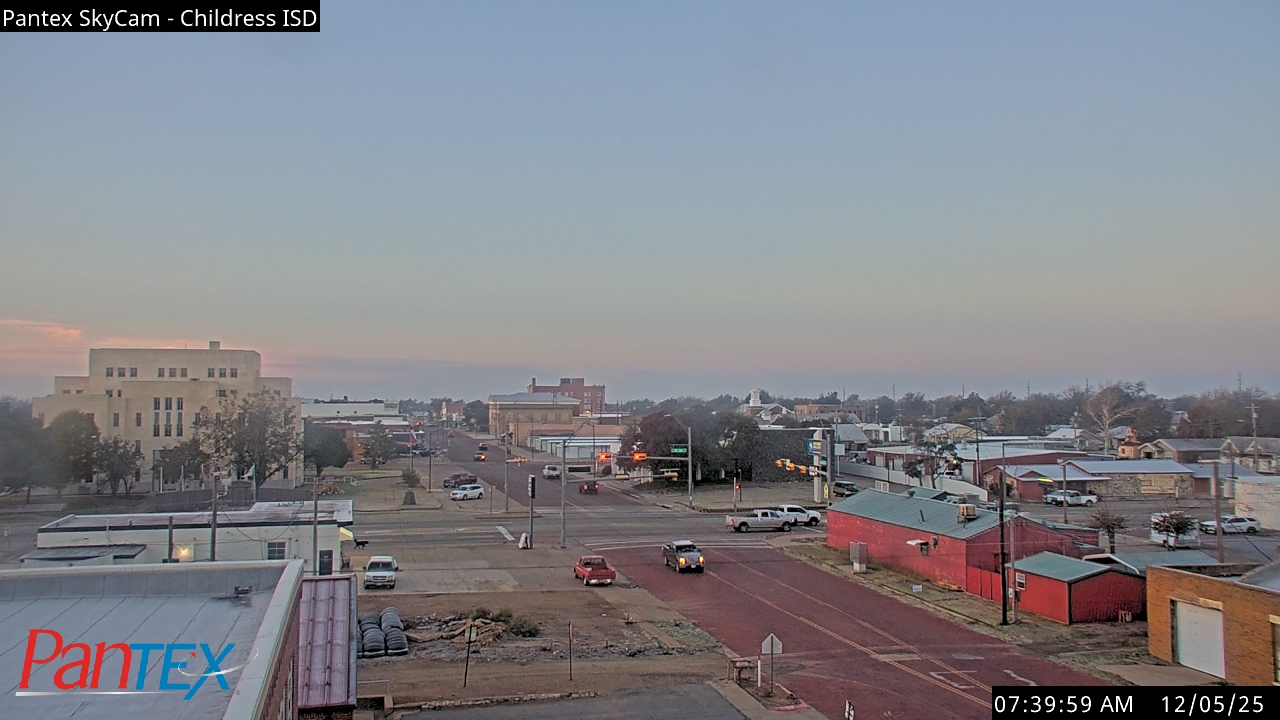 Thumbnail for current weather camera view from Childress ISD in Childress, Texas