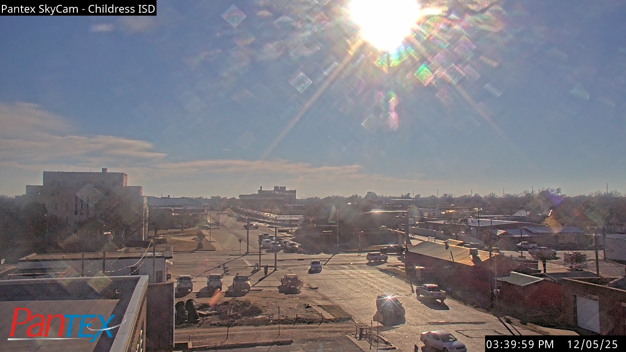 Thumbnail for current weather camera view from Childress ISD in Childress, Texas