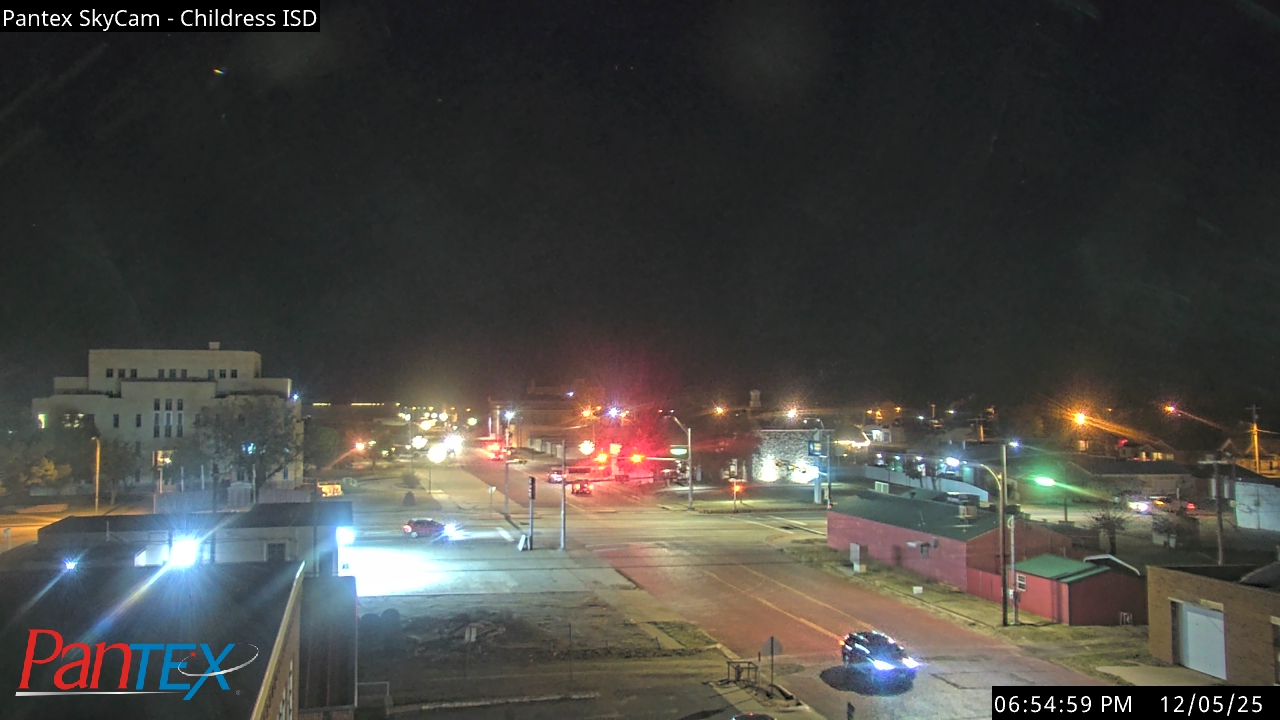 Thumbnail for current weather camera view from Childress ISD in Childress, Texas