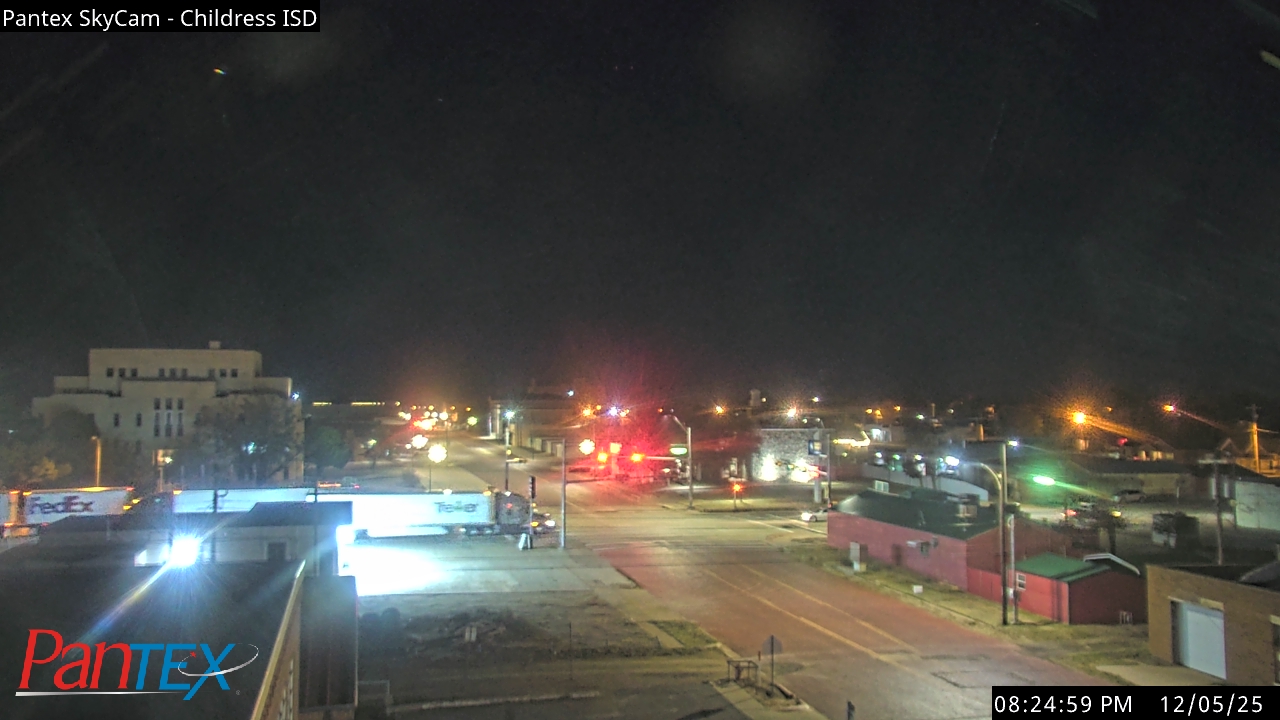 Thumbnail for current weather camera view from Childress ISD in Childress, Texas