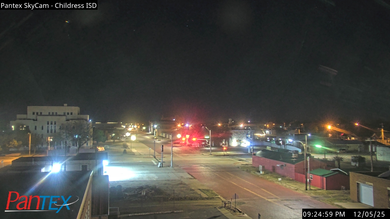 Thumbnail for current weather camera view from Childress ISD in Childress, Texas