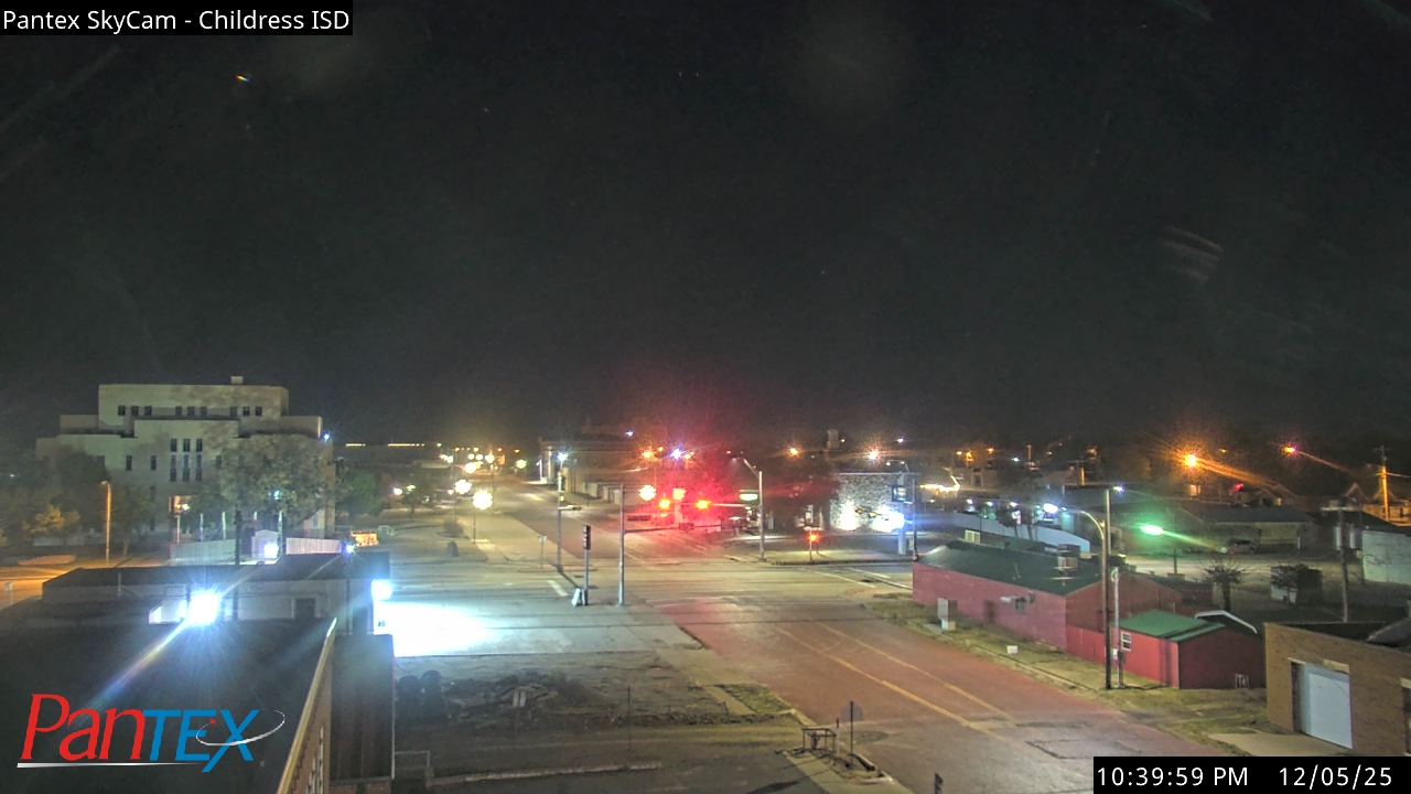 Thumbnail for current weather camera view from Childress ISD in Childress, Texas