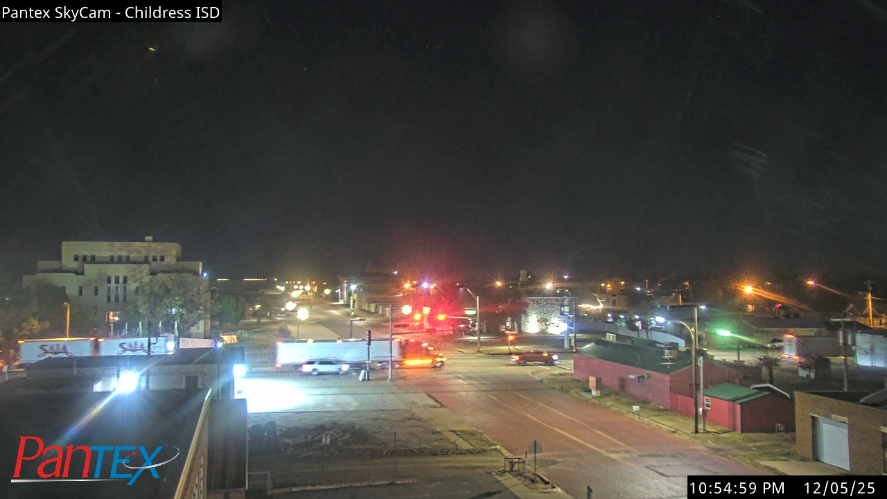 Thumbnail for current weather camera view from Childress ISD in Childress, Texas