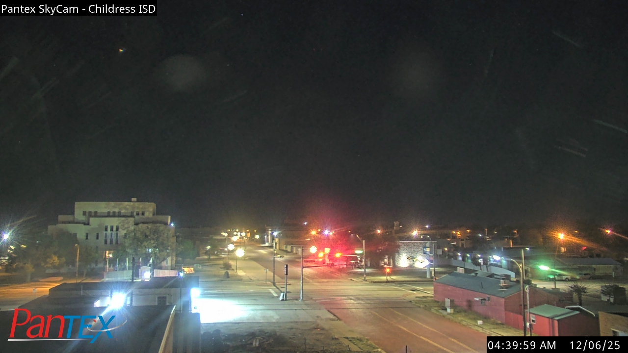 Thumbnail for current weather camera view from Childress ISD in Childress, Texas