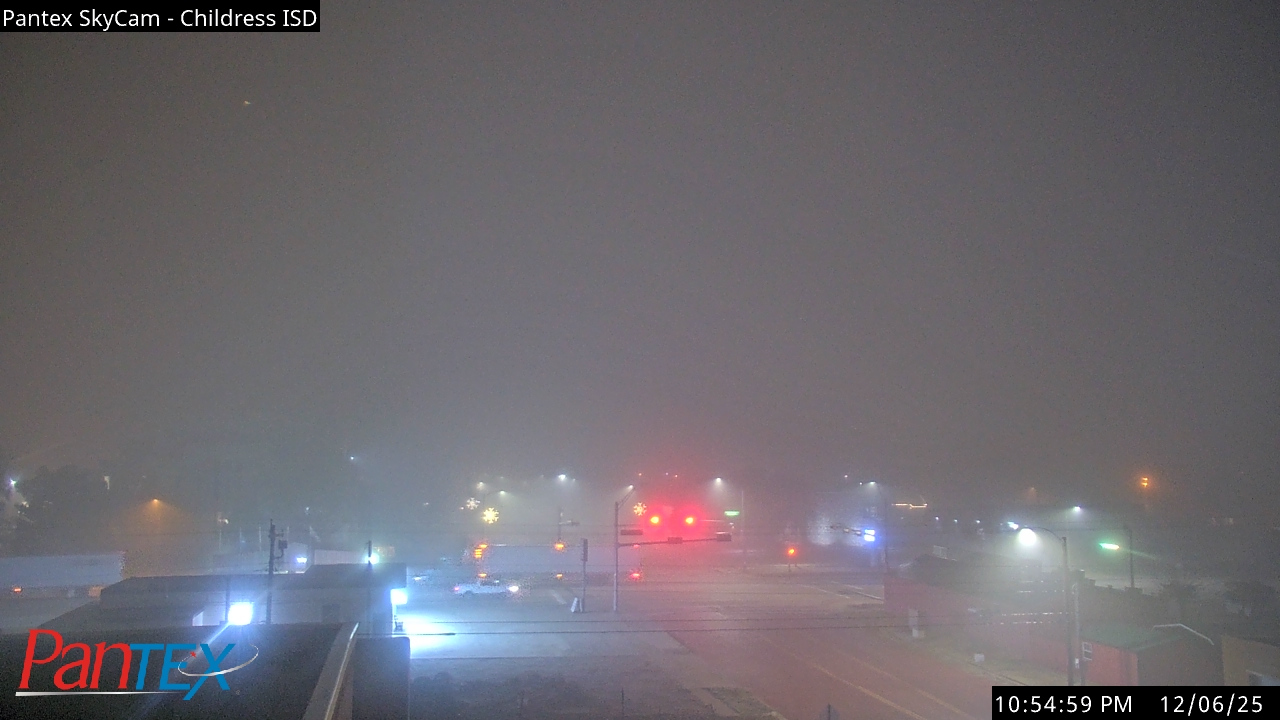 Thumbnail for current weather camera view from Childress ISD in Childress, Texas