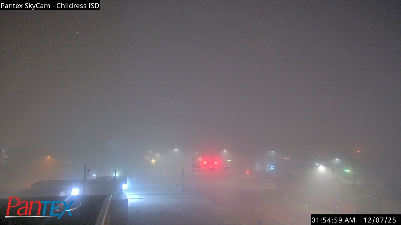 Thumbnail for current weather camera view from Childress ISD in Childress, Texas