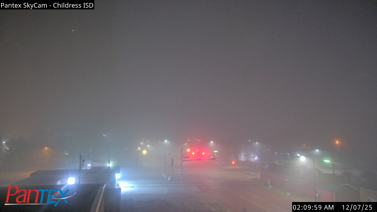 Thumbnail for current weather camera view from Childress ISD in Childress, Texas