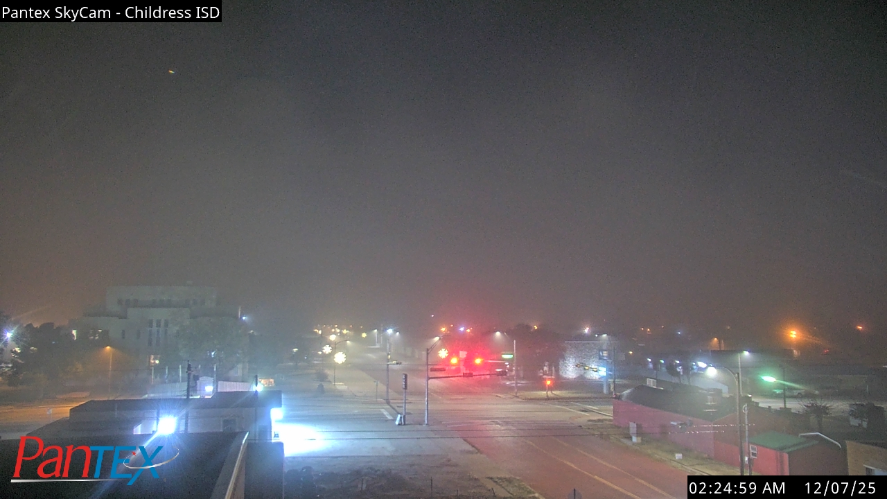 Thumbnail for current weather camera view from Childress ISD in Childress, Texas