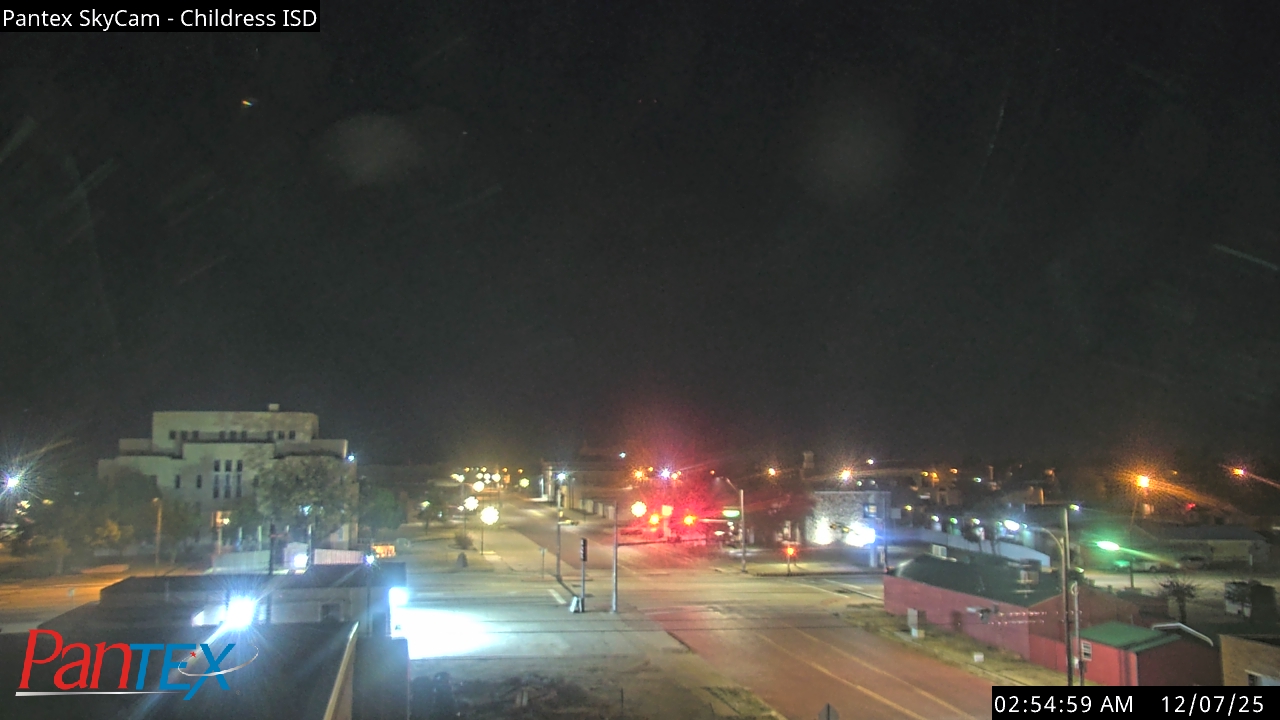 Thumbnail for current weather camera view from Childress ISD in Childress, Texas