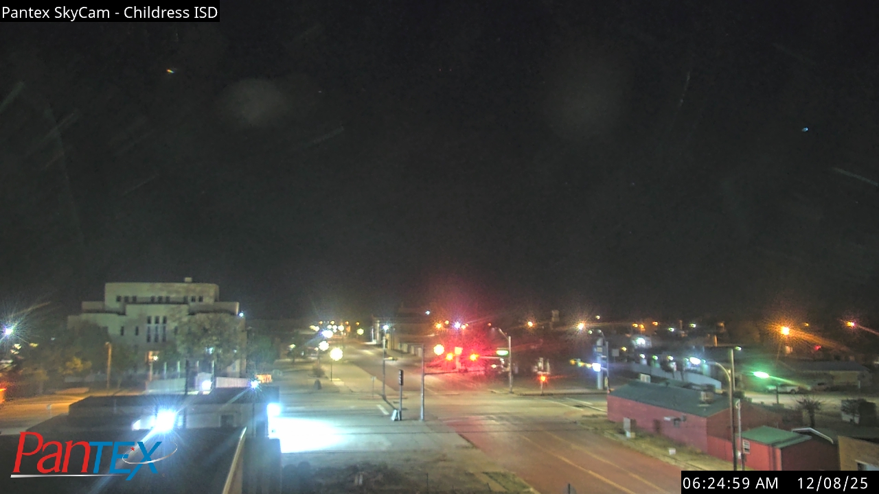 Thumbnail for current weather camera view from Childress ISD in Childress, Texas