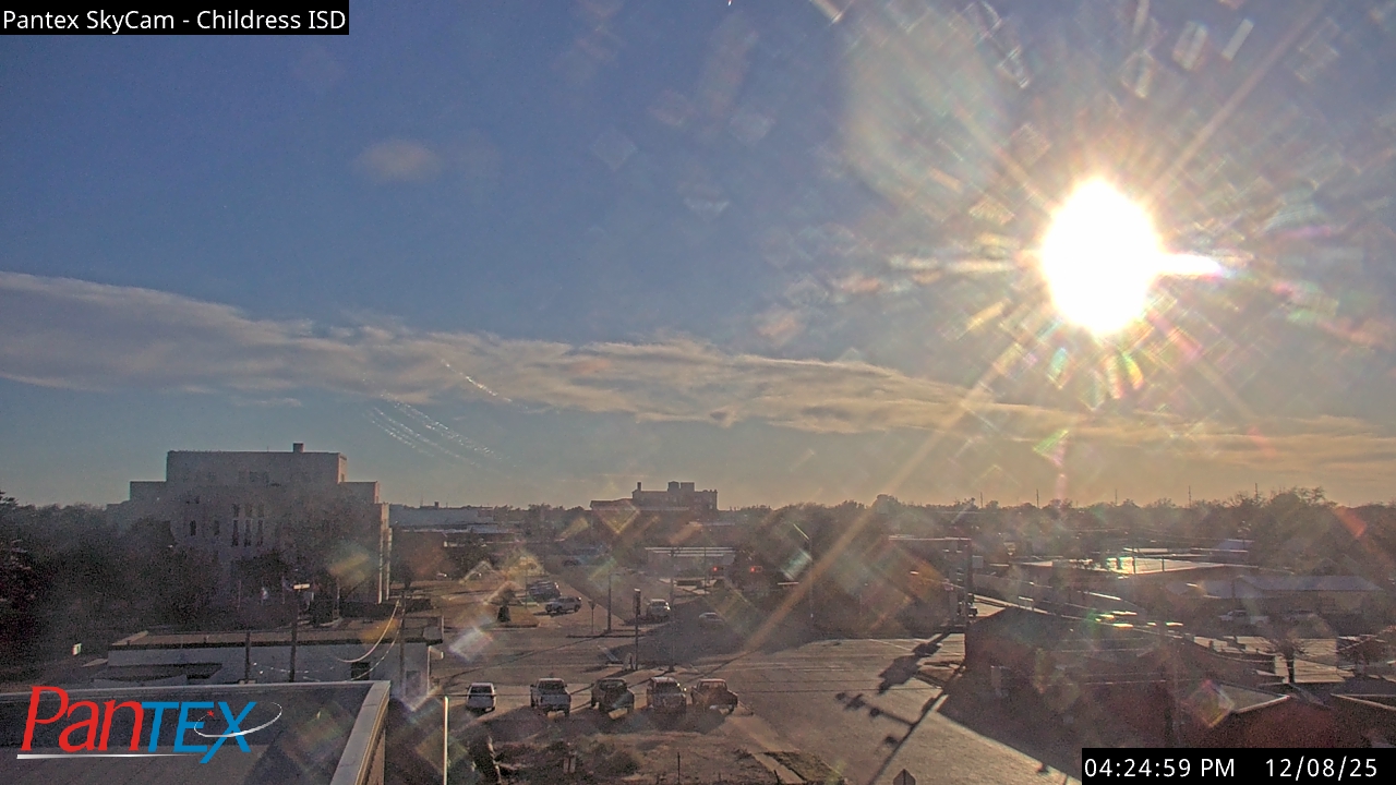 Thumbnail for current weather camera view from Childress ISD in Childress, Texas