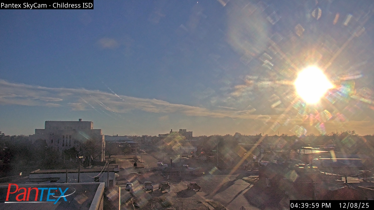 Thumbnail for current weather camera view from Childress ISD in Childress, Texas