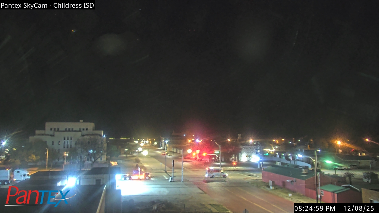 Thumbnail for current weather camera view from Childress ISD in Childress, Texas