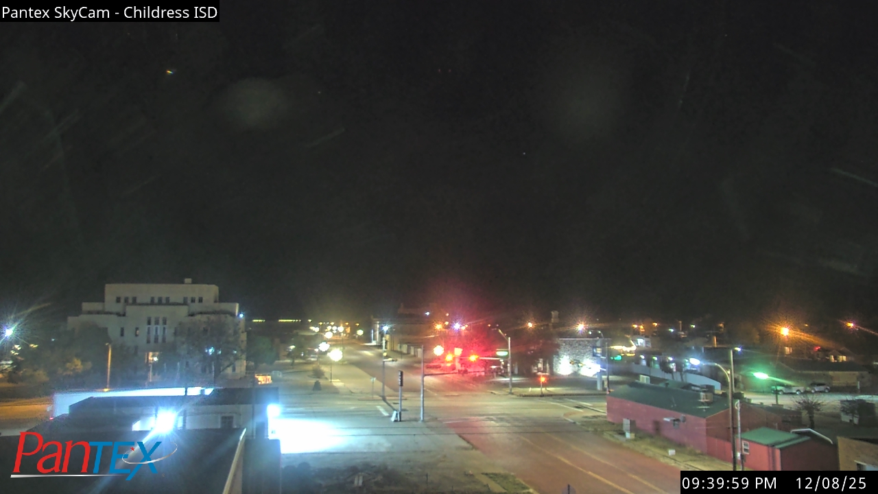 Thumbnail for current weather camera view from Childress ISD in Childress, Texas