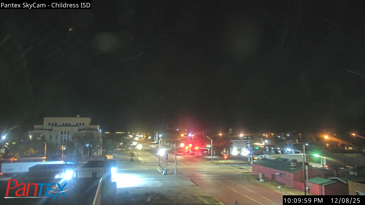 Thumbnail for current weather camera view from Childress ISD in Childress, Texas