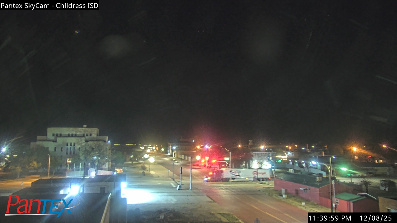 Thumbnail for current weather camera view from Childress ISD in Childress, Texas