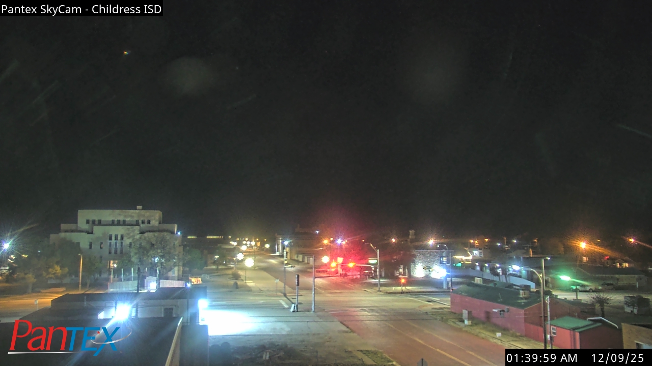 Thumbnail for current weather camera view from Childress ISD in Childress, Texas
