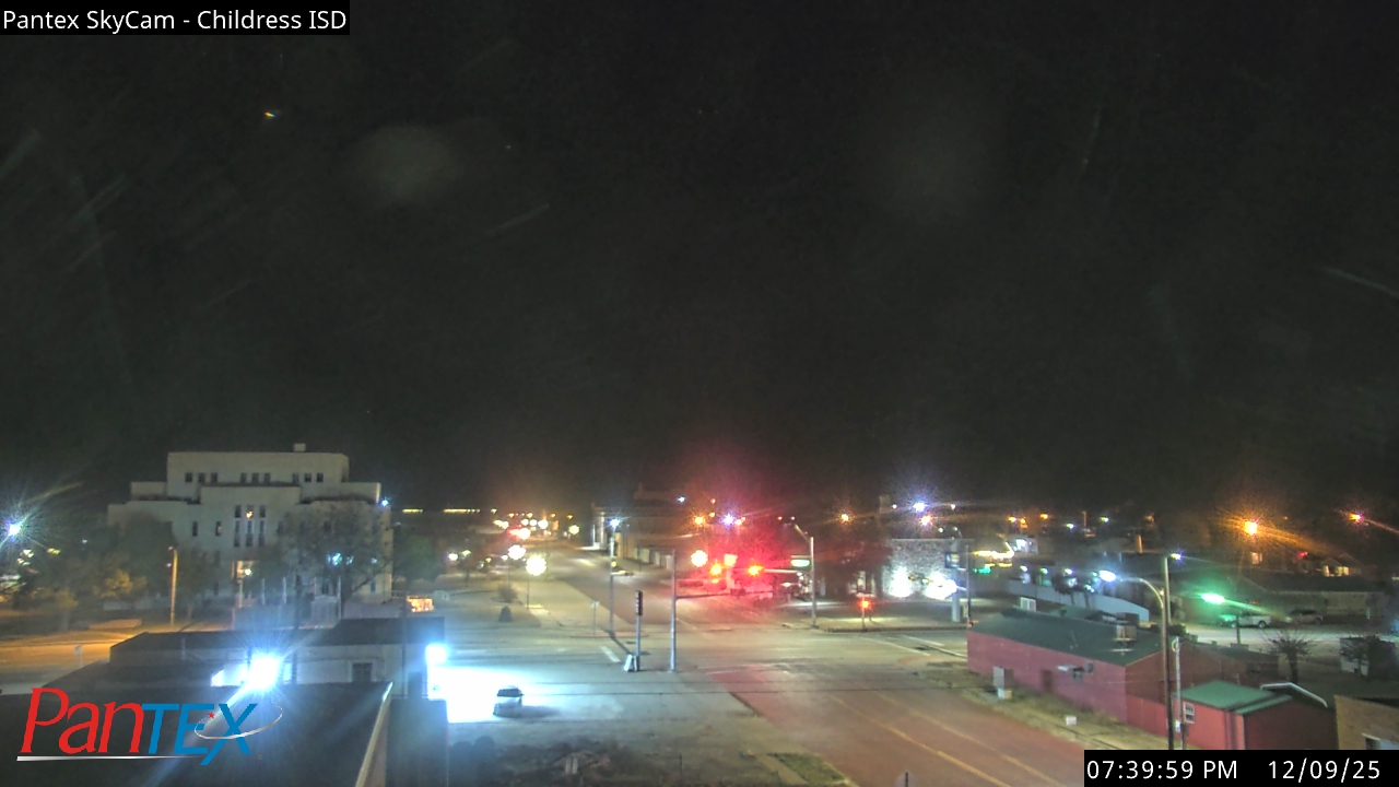 Thumbnail for current weather camera view from Childress ISD in Childress, Texas